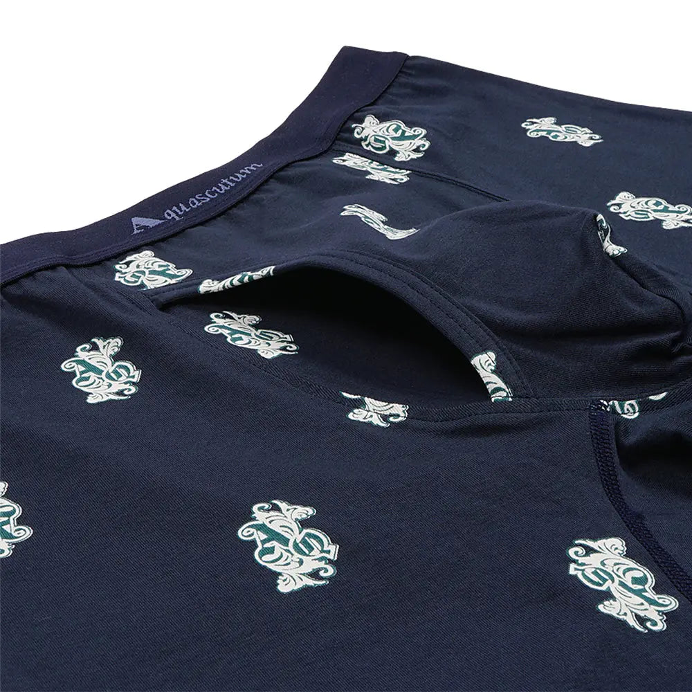 Aquascutum アクアスキュータム ニューライン ロングボクサー 25S デコロゴ - パンツ RENOWNINX ONLINE SHOP