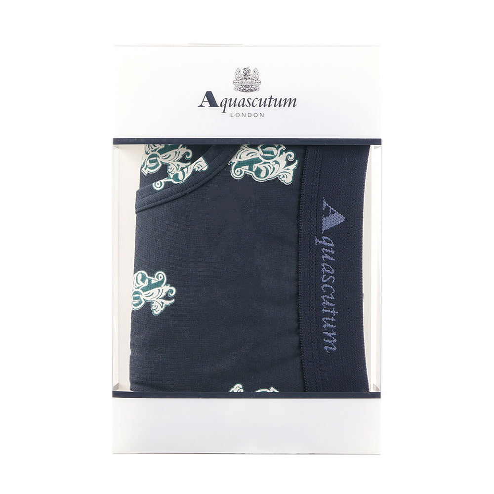 Aquascutum アクアスキュータム ニューライン ロングボクサー 25S デコロゴ - パンツ  RENOWNINX ONLINE SHOP