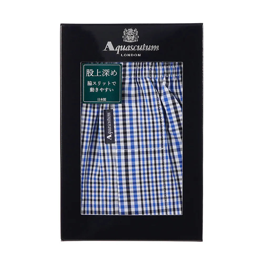 Aquascutum アクアスキュータム トランクス 25S チェックB 裏打ちゴム - パンツ RENOWNINX ONLINE SHOP
