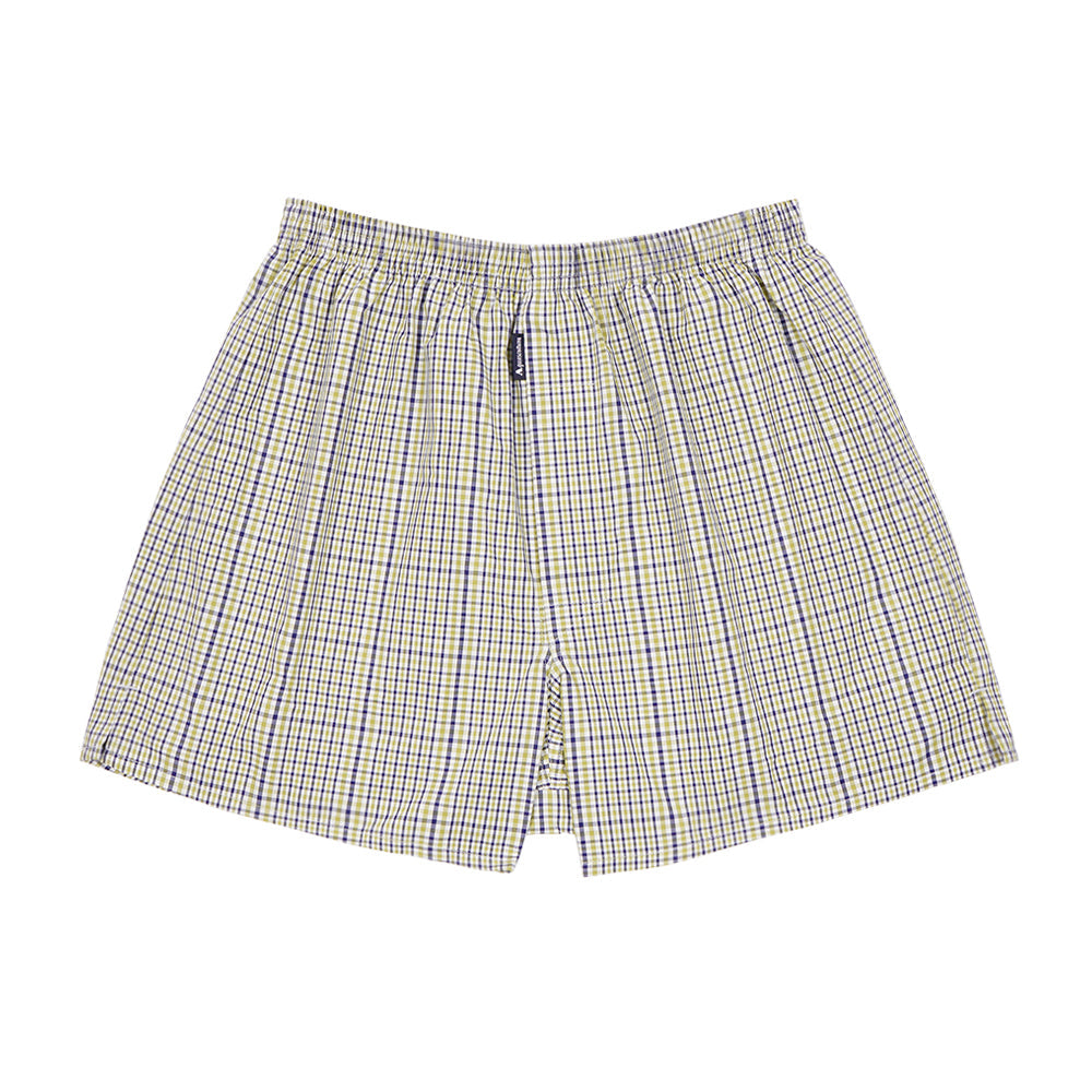 Aquascutum アクアスキュータム トランクス 25S チェックB 裏打ちゴム - パンツ Light Green / LL RENOWNINX ONLINE SHOP