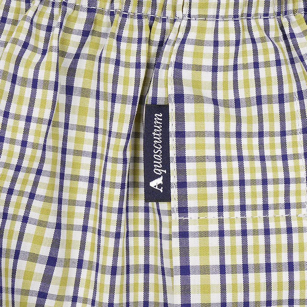 Aquascutum アクアスキュータム トランクス 25S チェックB 裏打ちゴム - パンツ RENOWNINX ONLINE SHOP