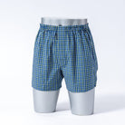 Aquascutum アクアスキュータム トランクス 25SチェックC 2本ゴム - パンツ Navy / LL RENOWNINX ONLINE SHOP