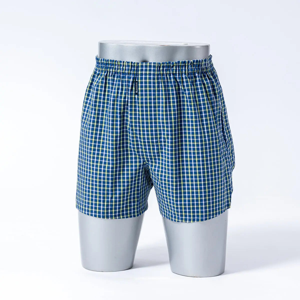 Aquascutum アクアスキュータム トランクス 25SチェックC 2本ゴム - パンツ Navy / LL RENOWNINX ONLINE SHOP