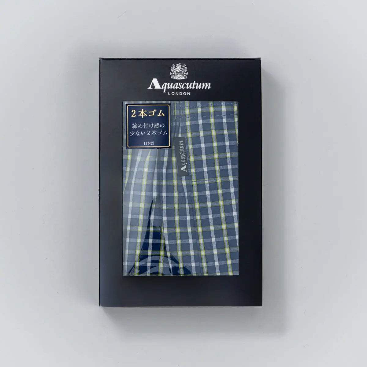 Aquascutum アクアスキュータム トランクス 25SチェックC 2本ゴム - パンツ RENOWNINX ONLINE SHOP