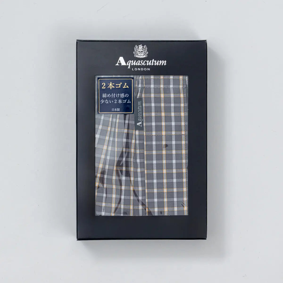 Aquascutum アクアスキュータム トランクス 25SチェックC 2本ゴム - パンツ RENOWNINX ONLINE SHOP