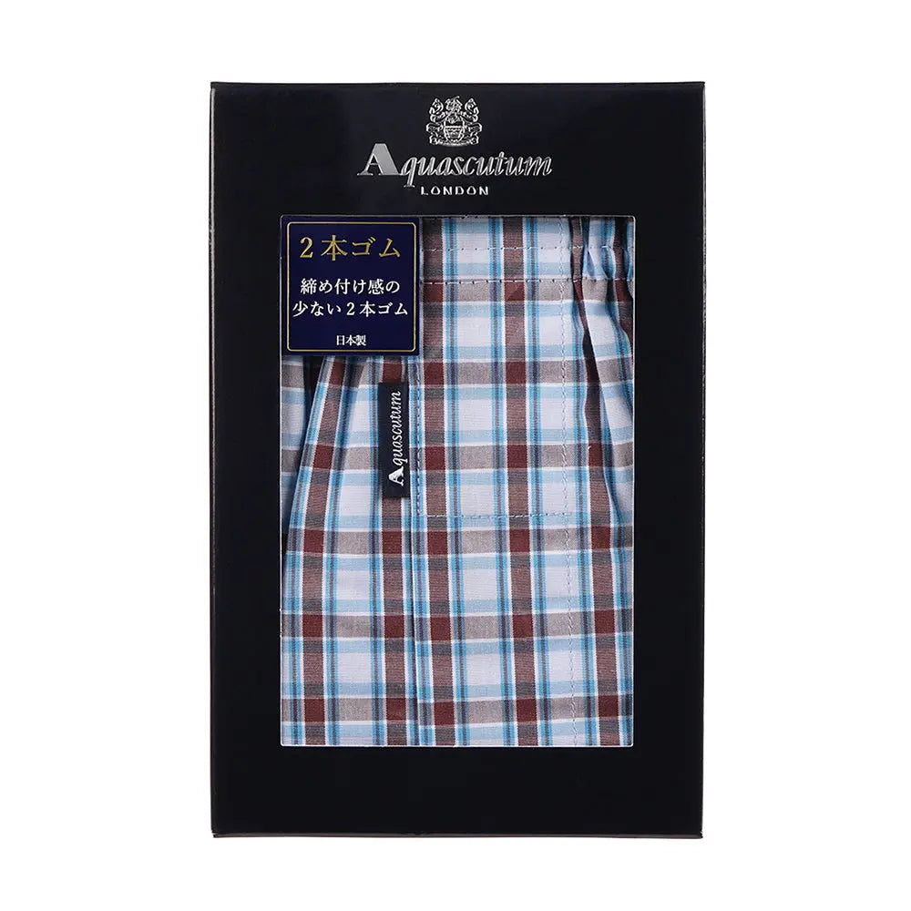 Aquascutum アクアスキュータム トランクス 25S チェックD 2本ゴム - パンツ RENOWNINX ONLINE SHOP