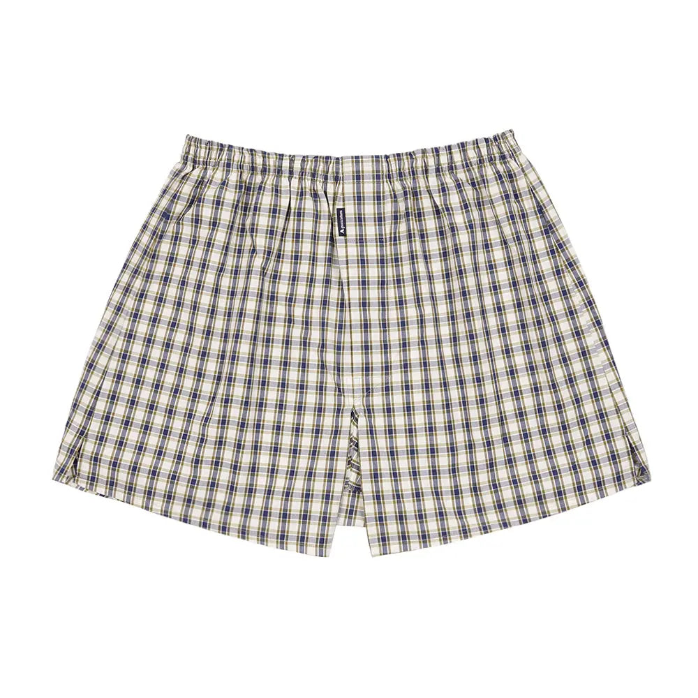 Aquascutum アクアスキュータム トランクス 25S チェックD 2本ゴム - パンツ Light Green / LL RENOWNINX ONLINE SHOP