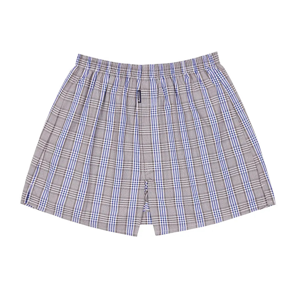 Aquascutum アクアスキュータム トランクス 25S チェックF 裏打ちゴム - パンツ Dark Brown / LL RENOWNINX ONLINE SHOP