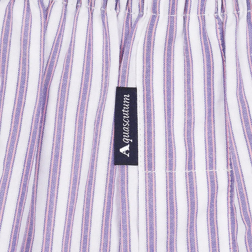 Aquascutum アクアスキュータム トランクス 25Sサッカーストライプ 裏打ちゴム - パンツ RENOWNINX ONLINE SHOP