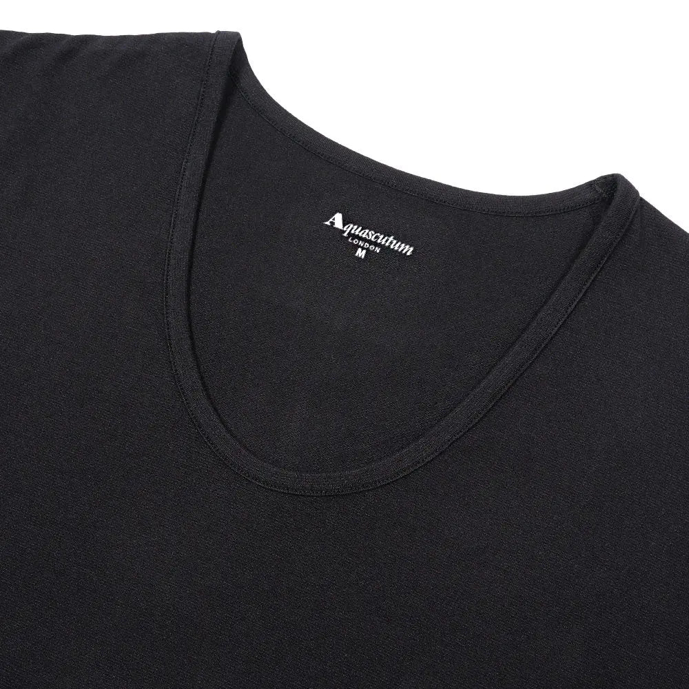 Aquascutum アクアスキュータム 和紙 半袖U首シャツ - トップス RENOWNINX ONLINE SHOP