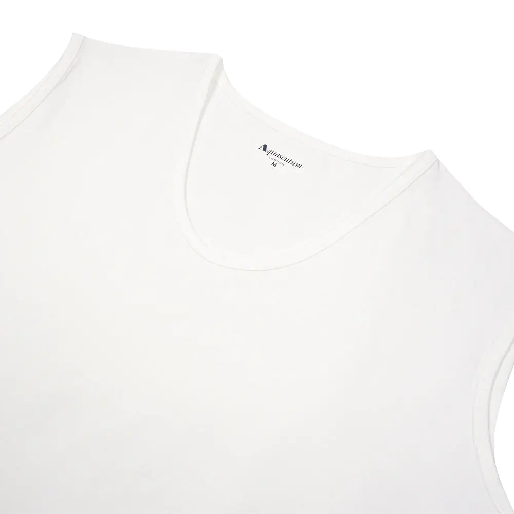 Aquascutum アクアスキュータム 和紙 U首スリーブレスシャツ - トップス RENOWNINX ONLINE SHOP