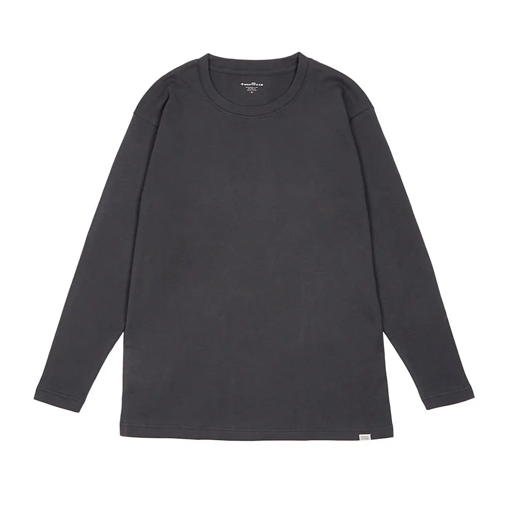 木村メリヤス工場 長袖丸首T オーガニックコットン - トップス Gray / L RENOWNINX ONLINE SHOP