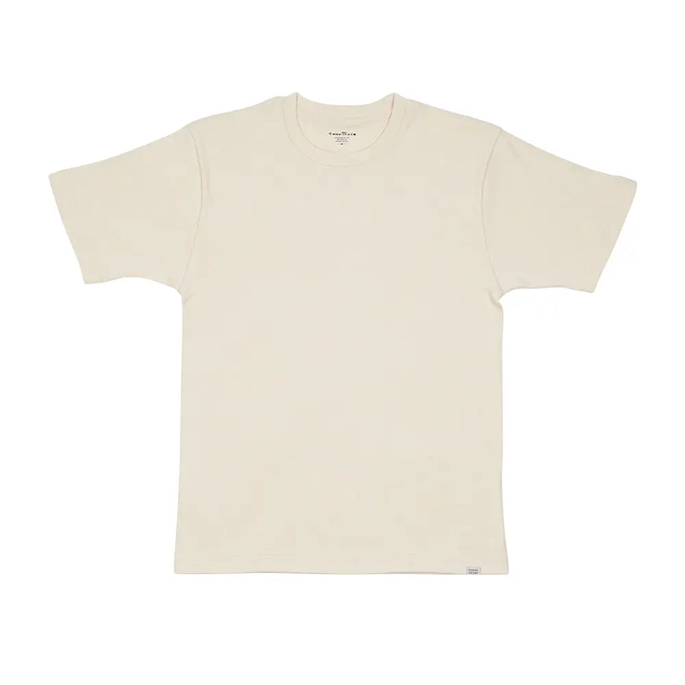 木村メリヤス工場 半袖丸首T オーガニックコットン - トップス Beige / L RENOWNINX ONLINE SHOP