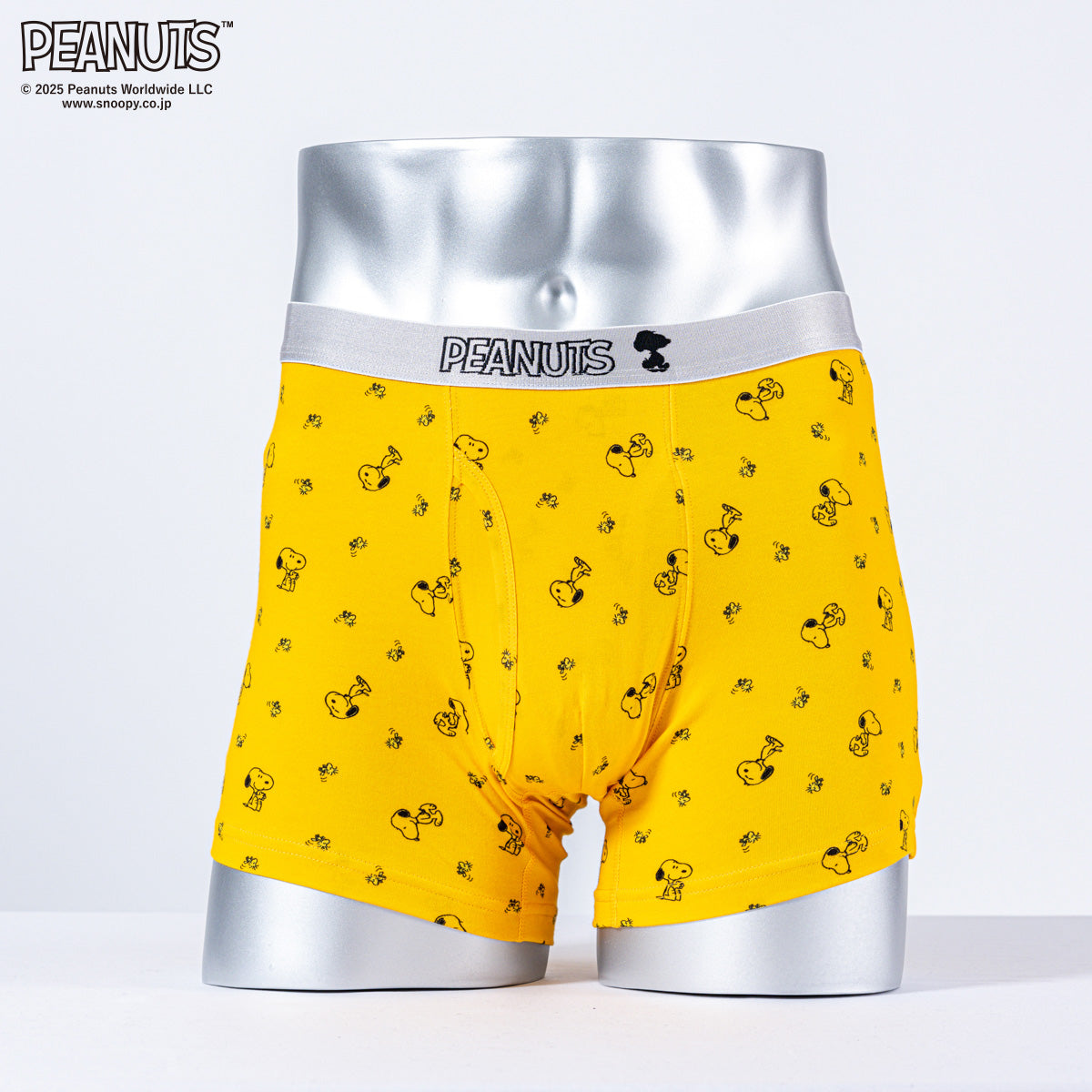 PEANUTS ピーナッツ ボクサー 25F スヌーピー&ウッドストック - パンツ Yellow / L RENOWNINX ONLINE SHOP