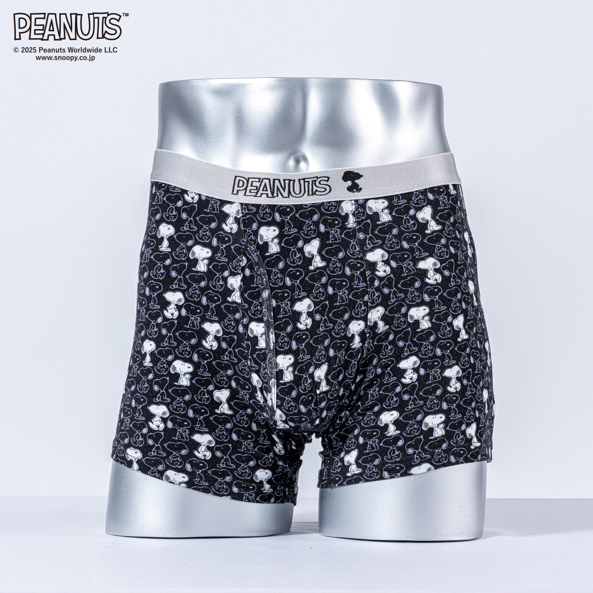 PEANUTS ピーナッツ ボクサー 25F スヌーピーパターン - パンツ Black / L RENOWNINX ONLINE SHOP