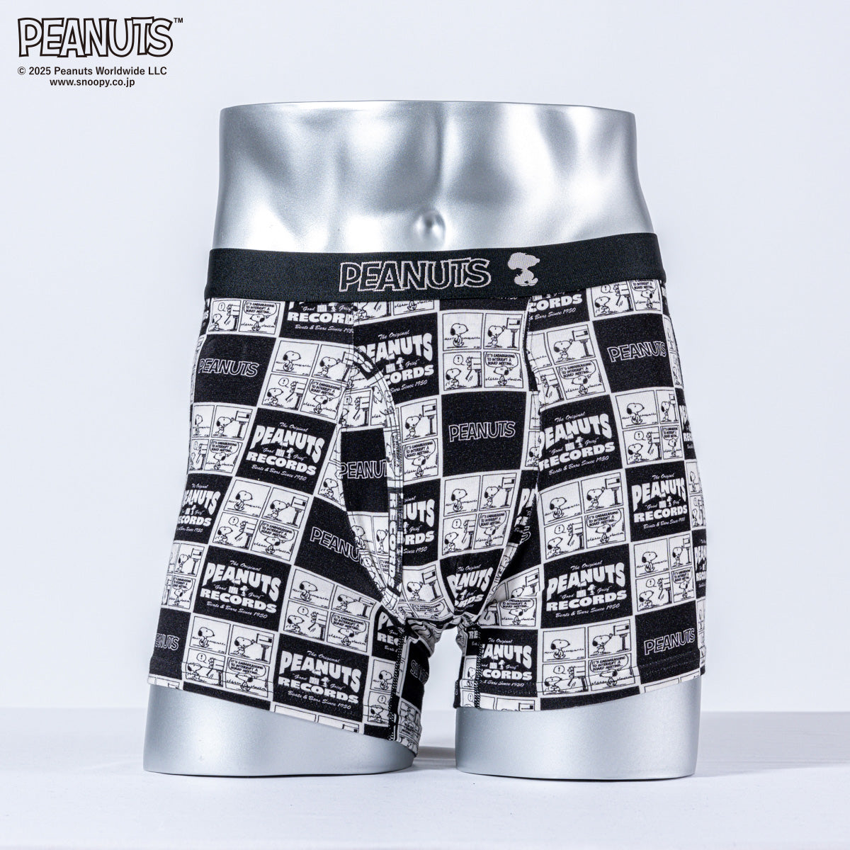 PEANUTS ピーナッツ ボクサー 25F ピーナッツコミックス - パンツ Black / L RENOWNINX ONLINE SHOP