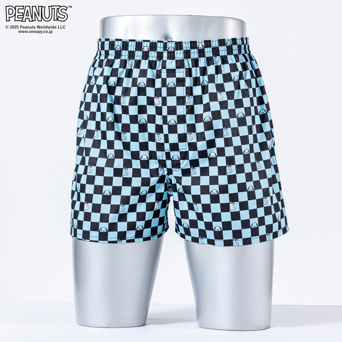 PEANUTS ピーナッツ トランクス 25F スヌーピーチェッカーズ - パンツ Sax / L RENOWNINX ONLINE SHOP