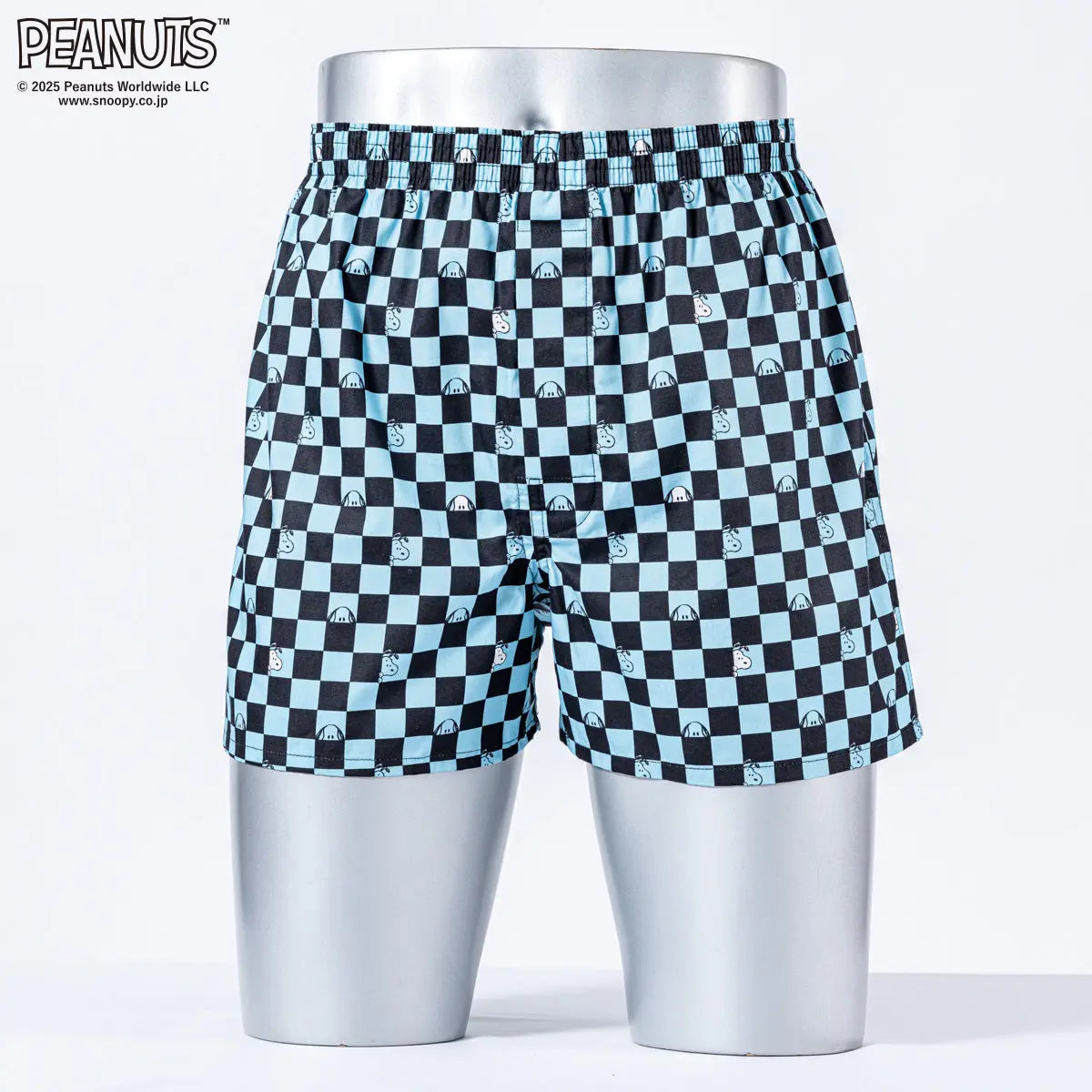 PEANUTS ピーナッツ トランクス 25F スヌーピーチェッカーズ - パンツ Sax / L RENOWNINX ONLINE SHOP