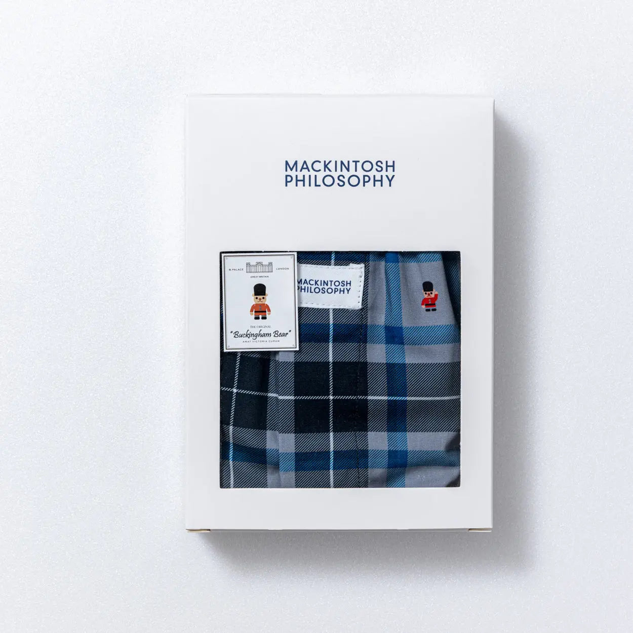 MACKINTOSH PHILOSOPHY マッキントッシュ フィロソフィー トランクス 2本ゴム 25FW チェックバッキンガムベア - パンツ RENOWNINX ONLINE SHOP