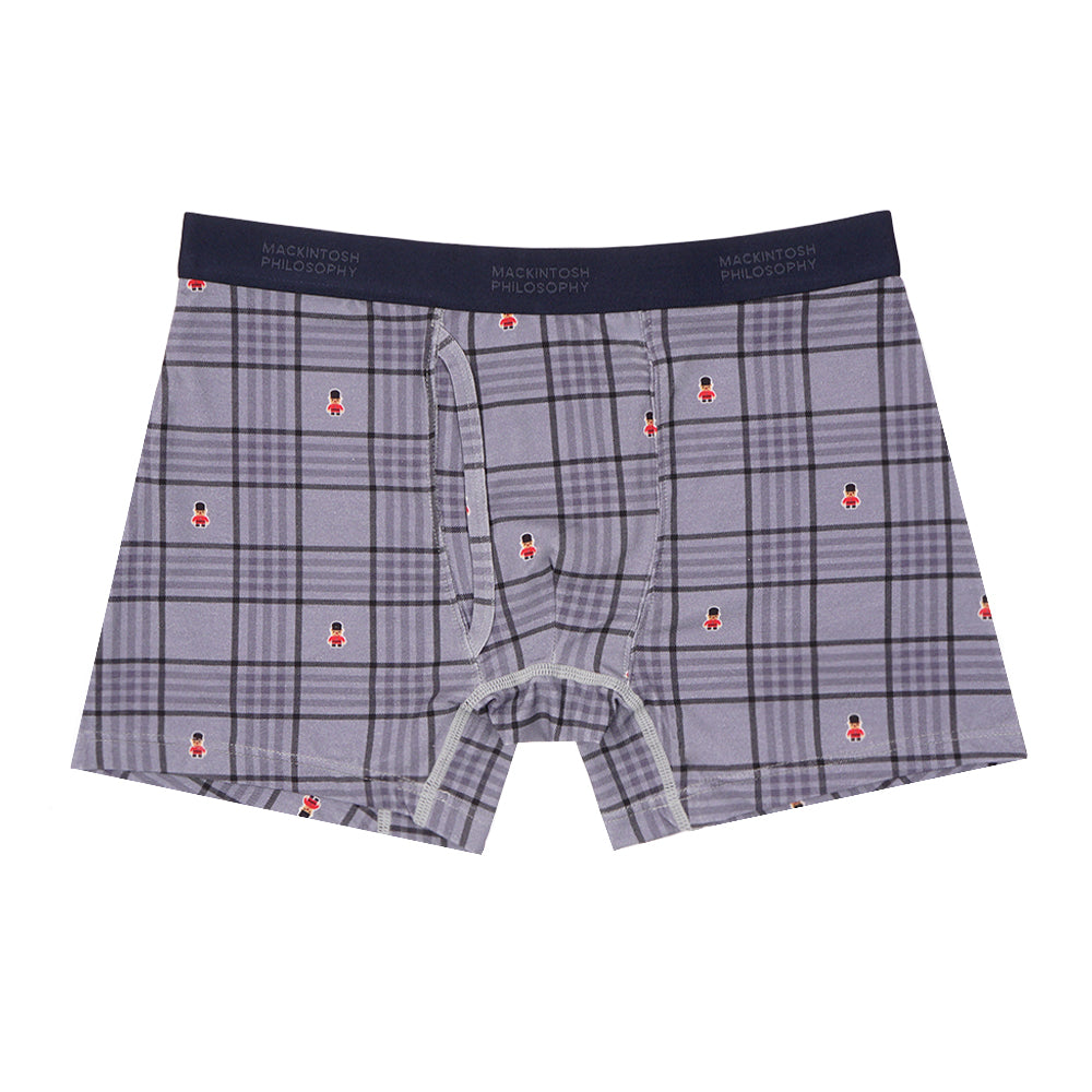 MACKINTOSH PHILOSOPHY マッキントッシュ フィロソフィー ボクサー 25S チェックバッキンガムベア - パンツ Gray / L RENOWNINX ONLINE SHOP