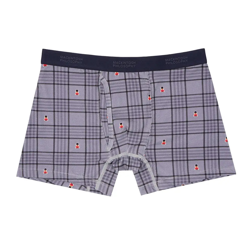 MACKINTOSH PHILOSOPHY マッキントッシュ フィロソフィー ボクサー 25S チェックバッキンガムベア - パンツ Gray / L RENOWNINX ONLINE SHOP