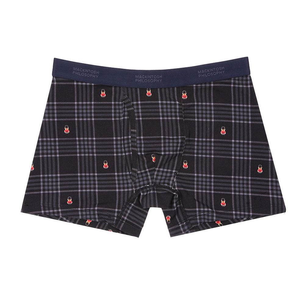 MACKINTOSH PHILOSOPHY マッキントッシュ フィロソフィー ボクサー 25S チェックバッキンガムベア - パンツ Black / L RENOWNINX ONLINE SHOP