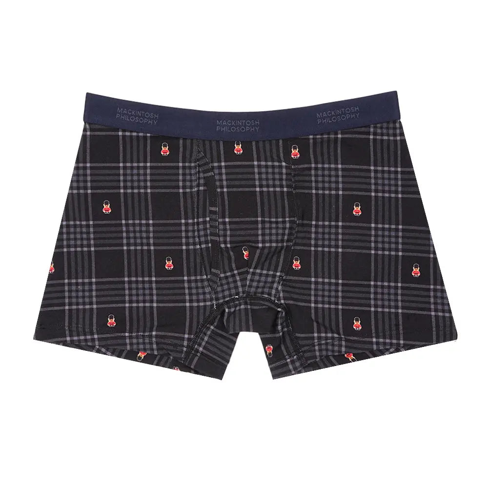 MACKINTOSH PHILOSOPHY マッキントッシュ フィロソフィー ボクサー 25S チェックバッキンガムベア - パンツ Black / L RENOWNINX ONLINE SHOP