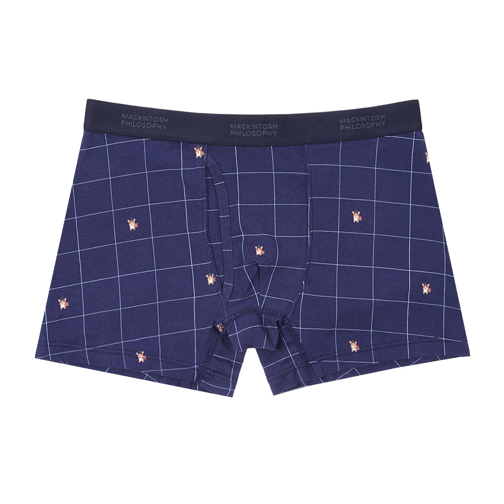 MACKINTOSH PHILOSOPHY マッキントッシュ フィロソフィー ボクサー 25S ウインドーペンコーギー - パンツ Navy / L RENOWNINX ONLINE SHOP