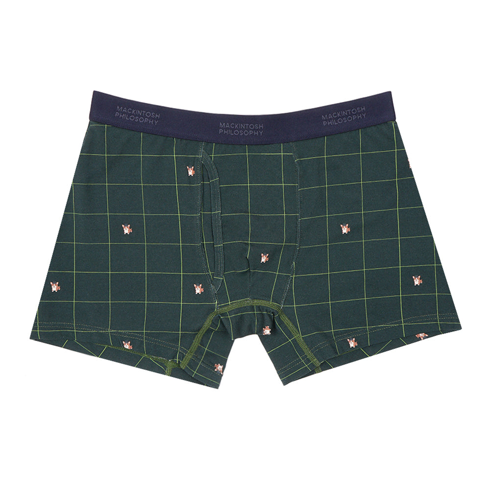MACKINTOSH PHILOSOPHY マッキントッシュ フィロソフィー ボクサー 25S ウインドーペンコーギー - パンツ Dark Green / L RENOWNINX ONLINE SHOP