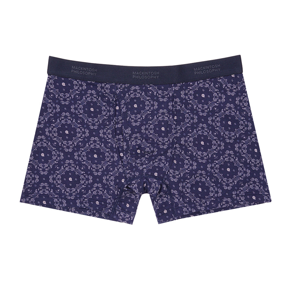 MACKINTOSH PHILOSOPHY マッキントッシュ フィロソフィー ボクサー 25S ゴーストペイズリー - パンツ Navy / L RENOWNINX ONLINE SHOP
