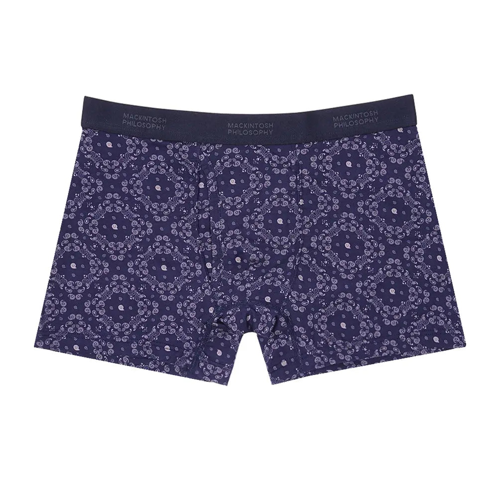 MACKINTOSH PHILOSOPHY マッキントッシュ フィロソフィー ボクサー 25S ゴーストペイズリー - パンツ Navy / L RENOWNINX ONLINE SHOP