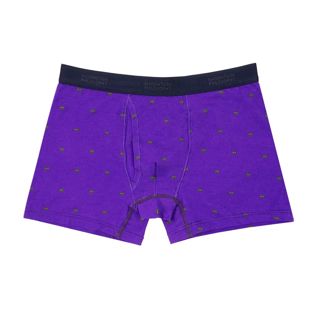 MACKINTOSH PHILOSOPHY マッキントッシュ フィロソフィー ボクサー 25S キャットフェイス - パンツ Purple / L RENOWNINX ONLINE SHOP