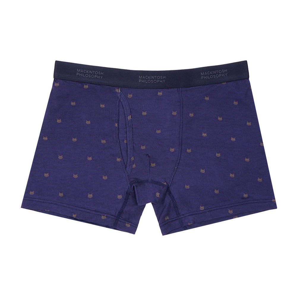 MACKINTOSH PHILOSOPHY マッキントッシュ フィロソフィー ボクサー 25S キャットフェイス - パンツ Navy / L RENOWNINX ONLINE SHOP