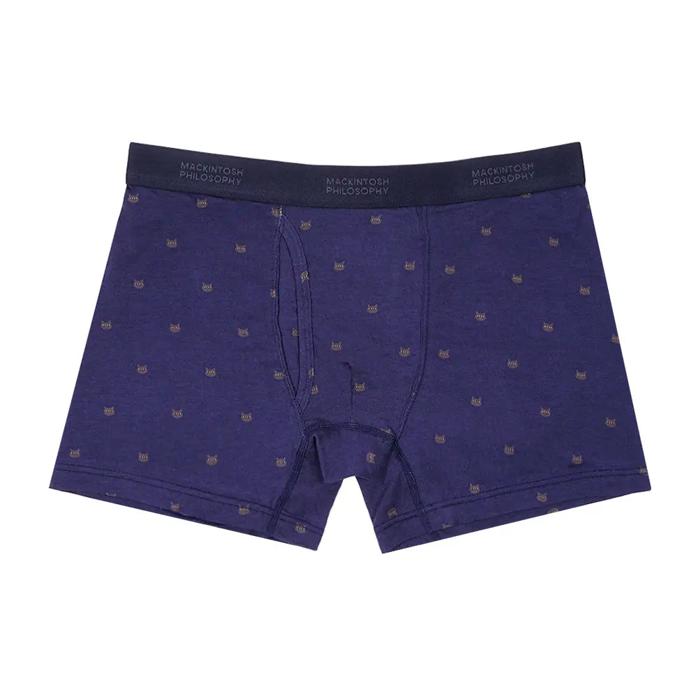 MACKINTOSH PHILOSOPHY マッキントッシュ フィロソフィー ボクサー 25S キャットフェイス - パンツ Navy / L RENOWNINX ONLINE SHOP