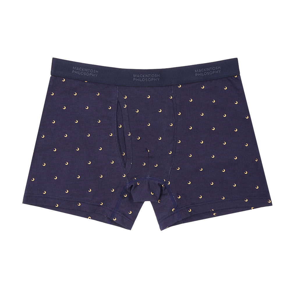 MACKINTOSH PHILOSOPHY マッキントッシュ フィロソフィー ボクサー 25S クレセントムーン - パンツ Navy / L RENOWNINX ONLINE SHOP