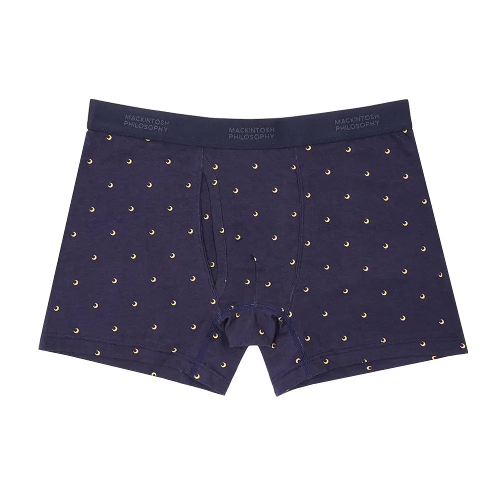 MACKINTOSH PHILOSOPHY マッキントッシュ フィロソフィー ボクサー 25S クレセントムーン - パンツ Navy / L RENOWNINX ONLINE SHOP