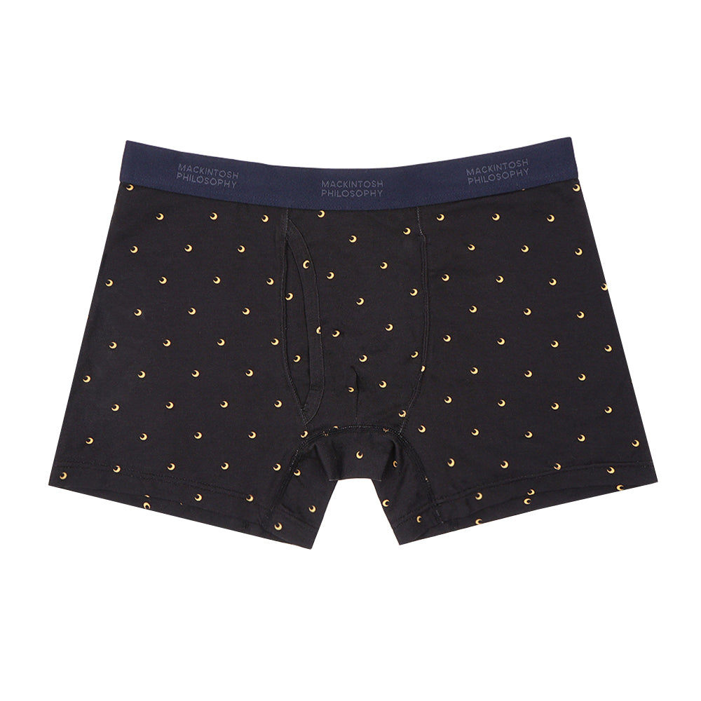 MACKINTOSH PHILOSOPHY マッキントッシュ フィロソフィー ボクサー 25S クレセントムーン - パンツ Black / L RENOWNINX ONLINE SHOP