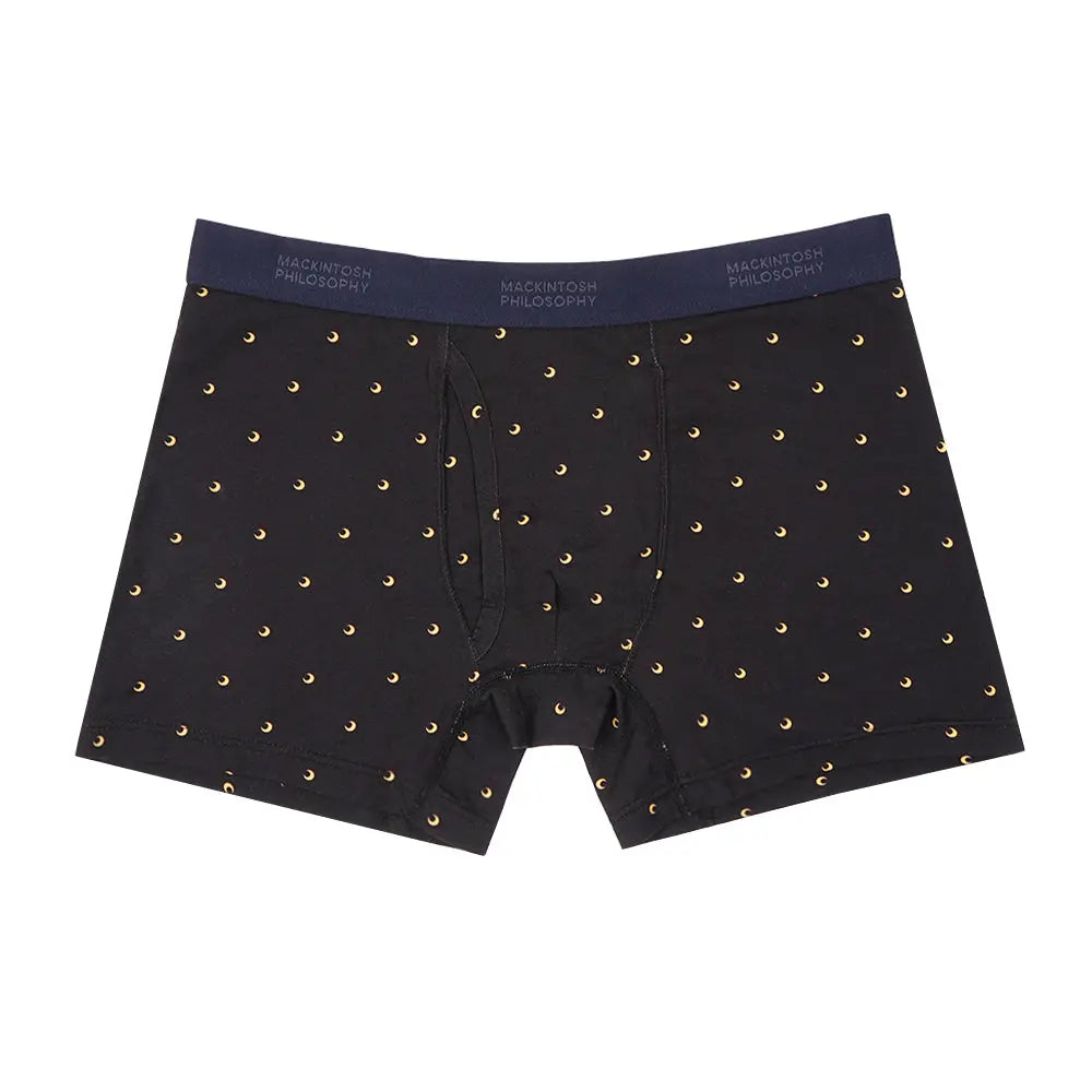 MACKINTOSH PHILOSOPHY マッキントッシュ フィロソフィー ボクサー 25S クレセントムーン - パンツ Black / L RENOWNINX ONLINE SHOP