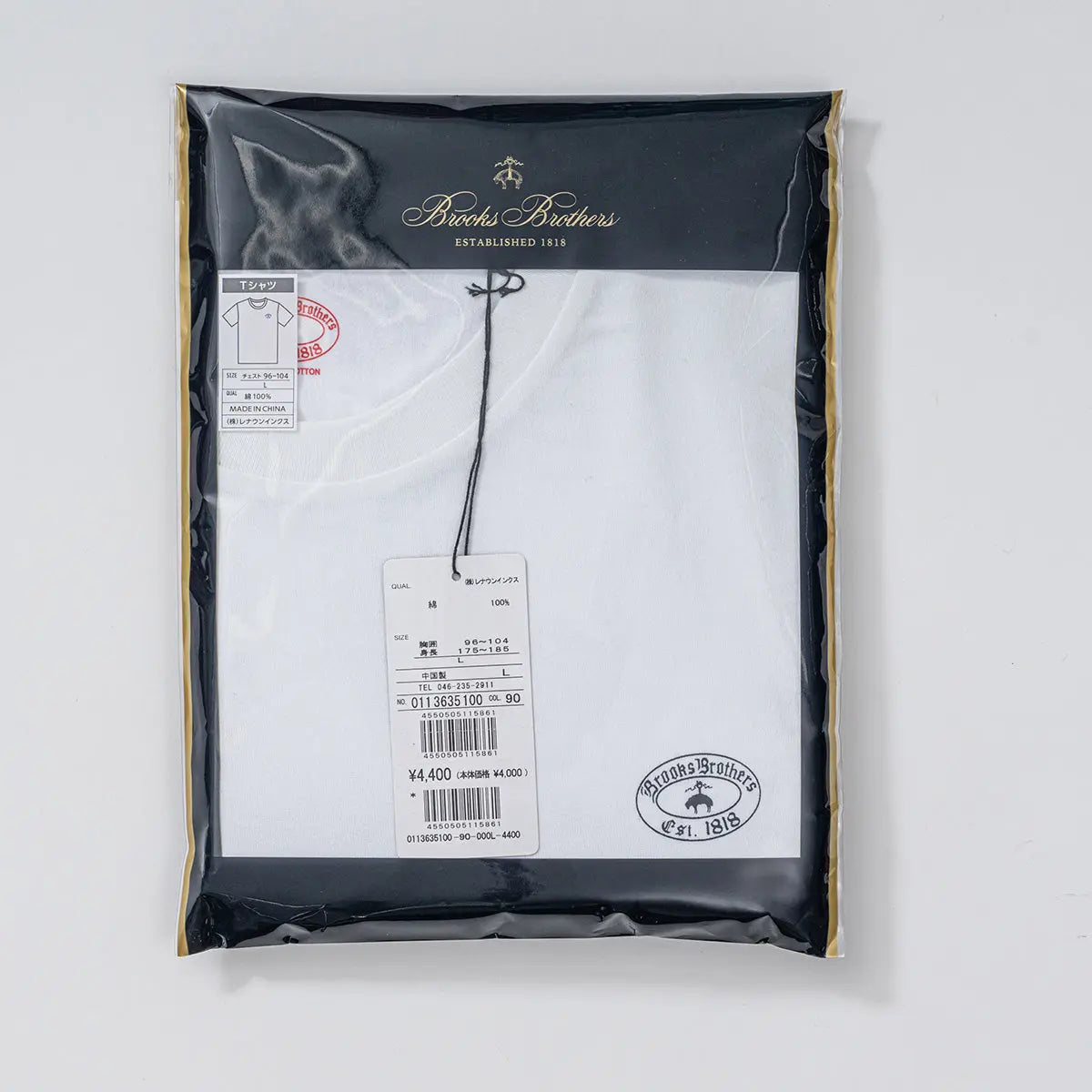 Brooks Brothers ブルックス ブラザーズ 40/2 天竺Tシャツ - ルームウェア White / L RENOWNINX ONLINE SHOP