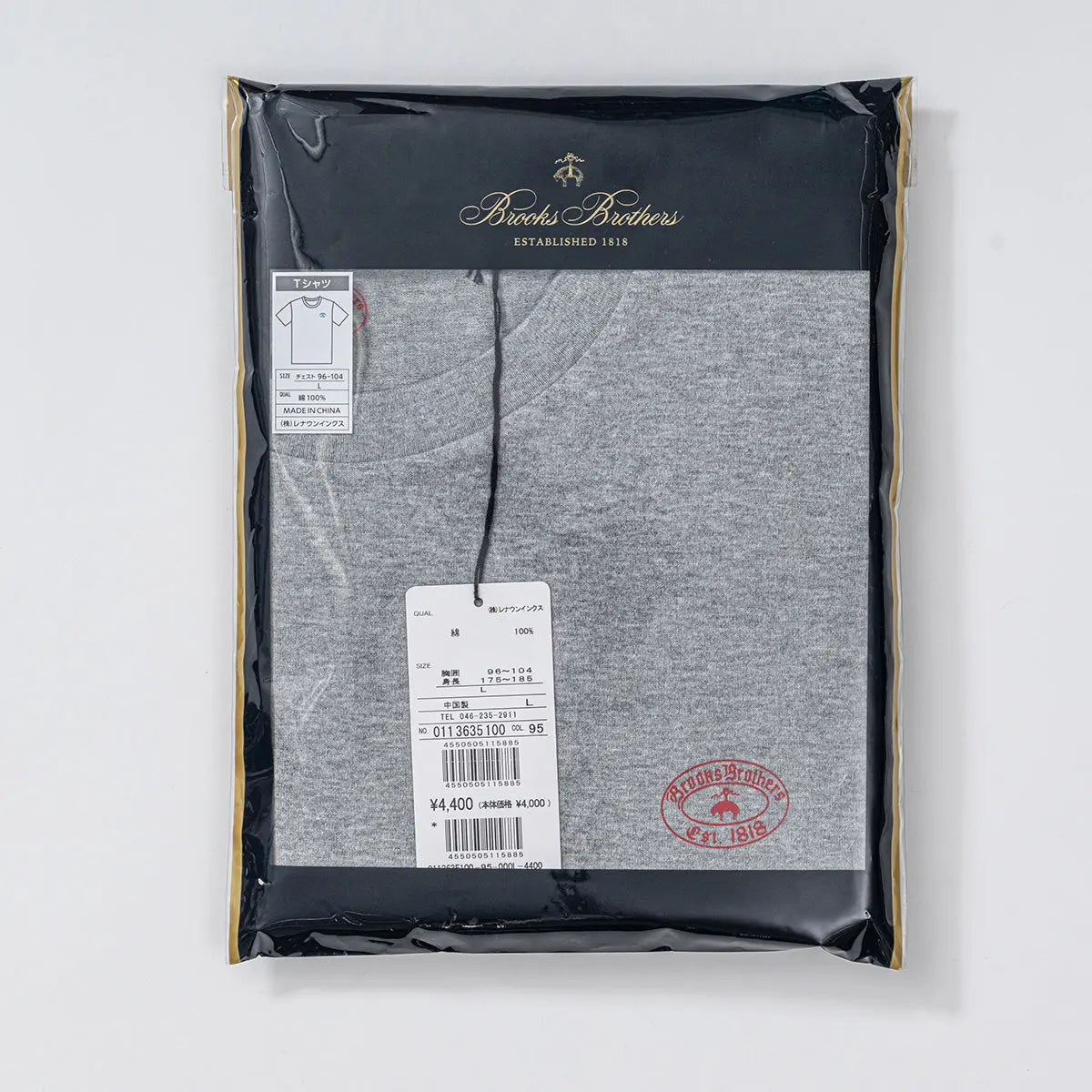 Brooks Brothers ブルックス ブラザーズ 40/2 天竺Tシャツ - ルームウェア Gray / L RENOWNINX ONLINE SHOP