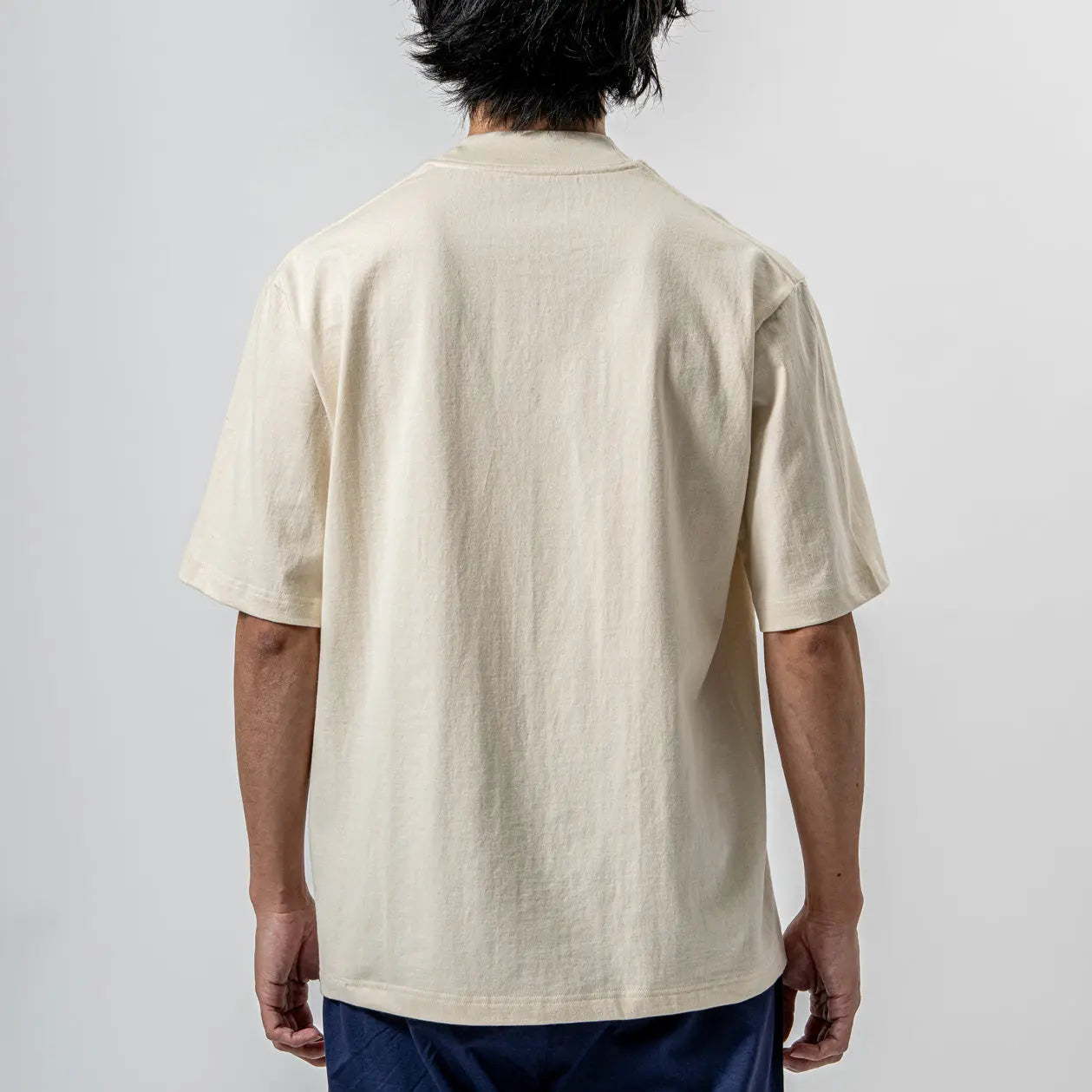 木村メリヤス工場 バックハイネックT オーガニックコットン - トップス RENOWNINX ONLINE SHOP