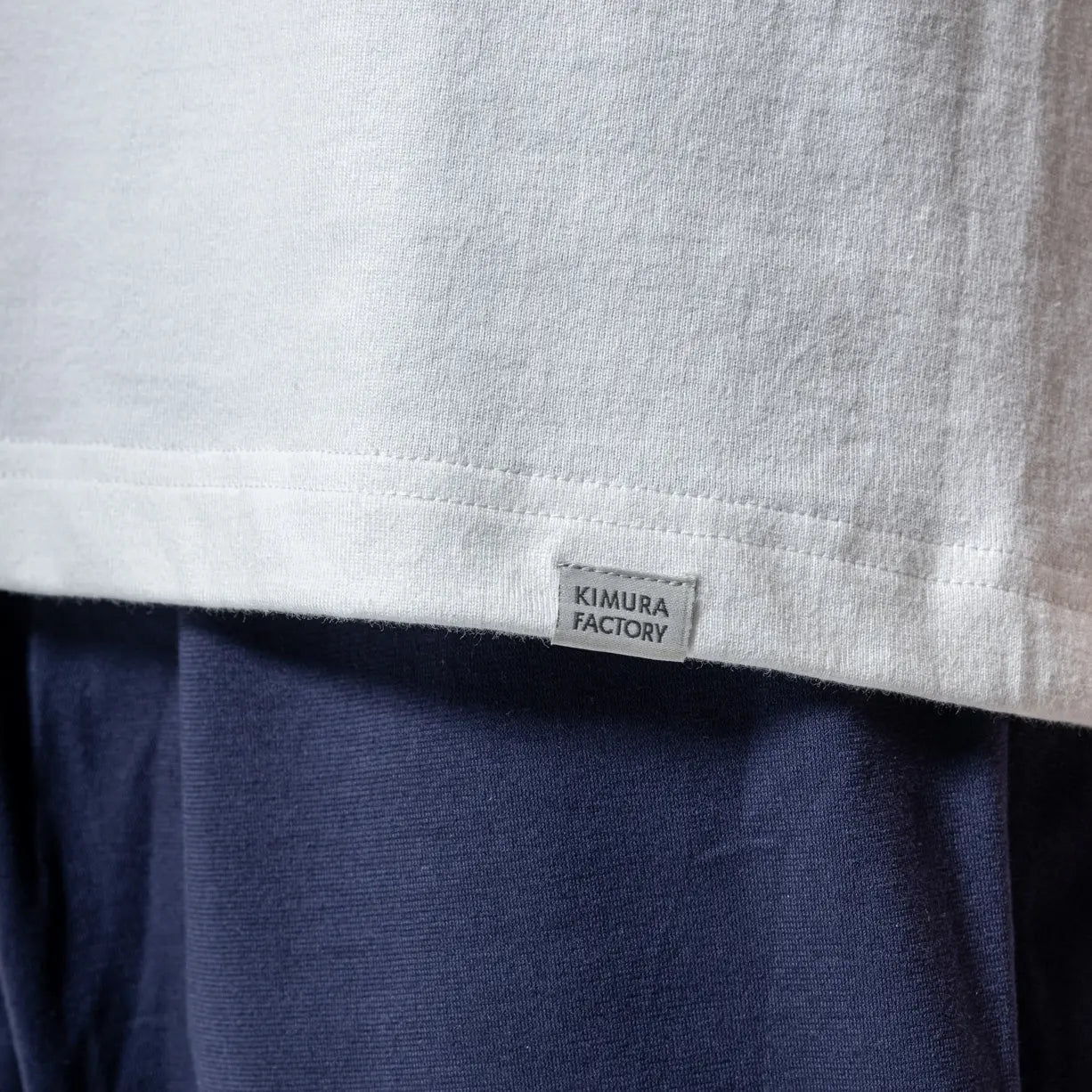 木村メリヤス工場 バックハイネックT オーガニックコットン - トップス RENOWNINX ONLINE SHOP