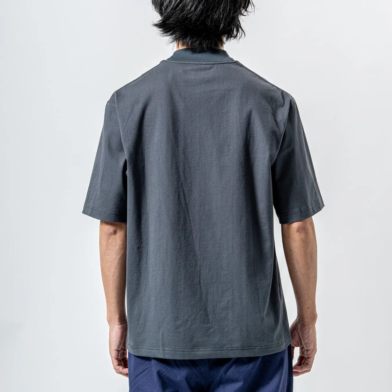 木村メリヤス工場 バックハイネックT オーガニックコットン - トップス RENOWNINX ONLINE SHOP