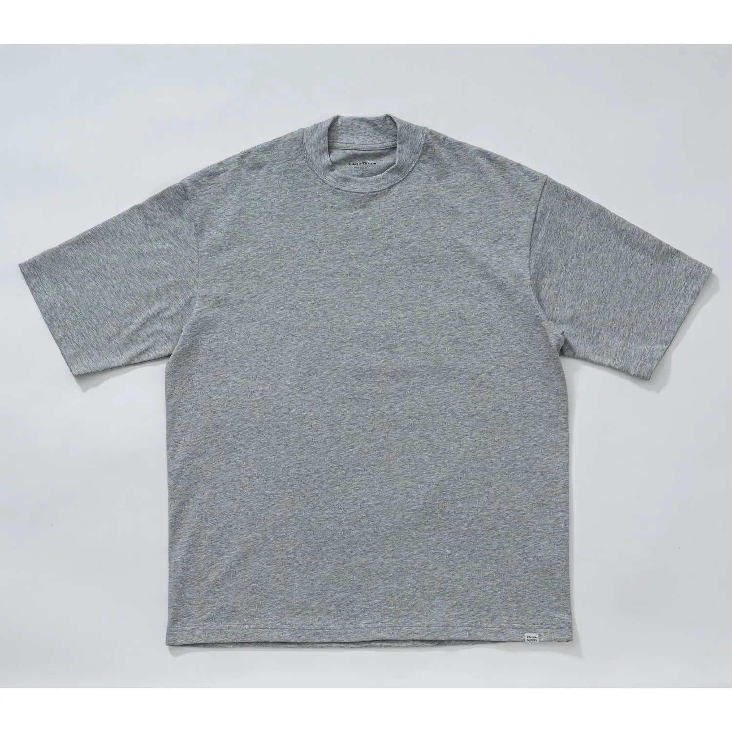 木村メリヤス工場 バックハイネックT スーピマ綿 - トップス Gray / L RENOWNINX ONLINE SHOP