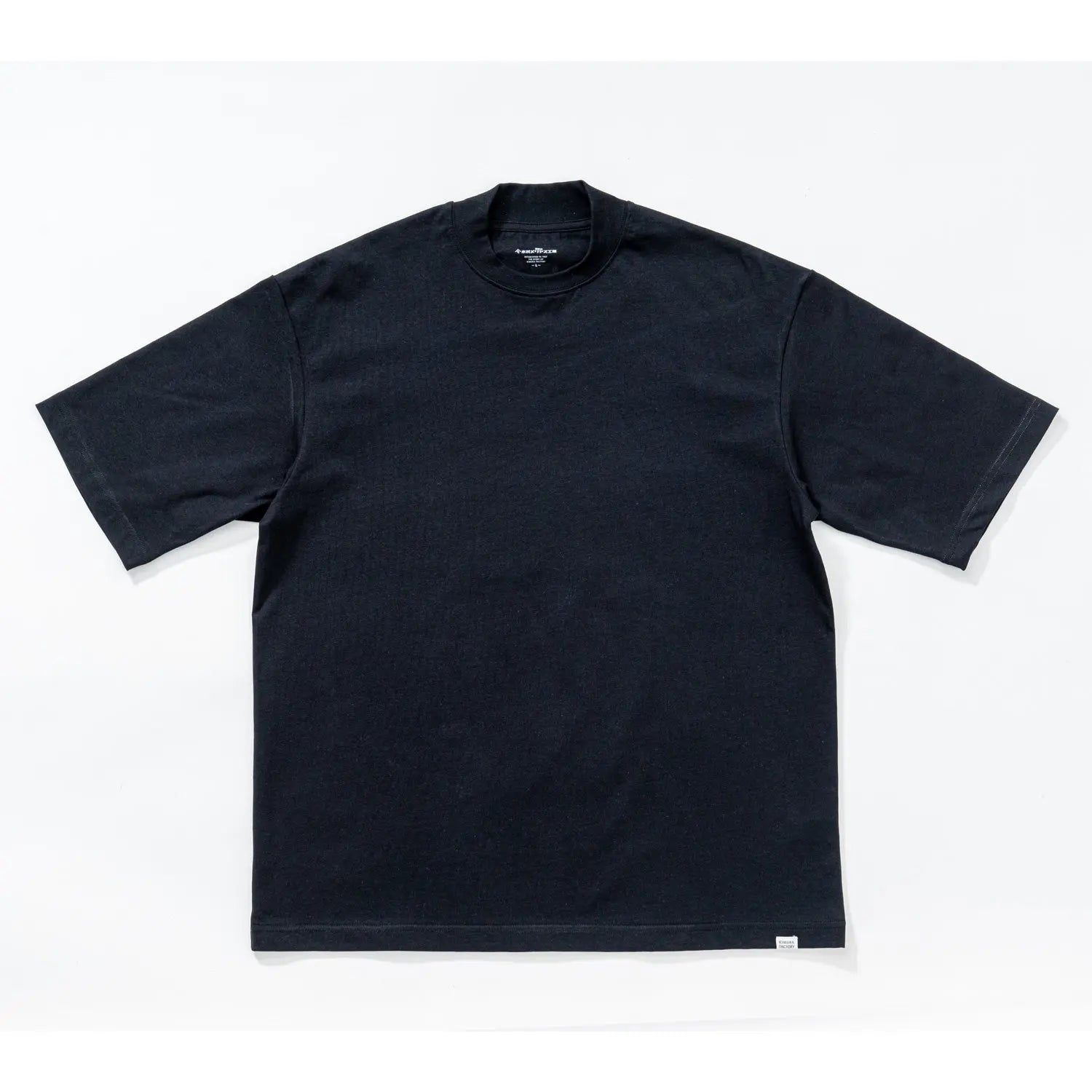 木村メリヤス工場 バックハイネックT スーピマ綿 - トップス Black / L RENOWNINX ONLINE SHOP