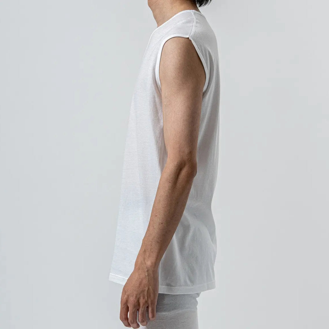 木村メリヤス工場 VネックアンダーTシャツ 和紙天竺 - トップス RENOWNINX ONLINE SHOP