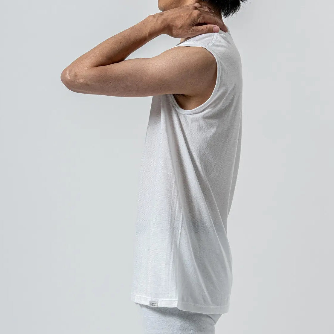 木村メリヤス工場 VネックアンダーTシャツ 和紙天竺 - トップス RENOWNINX ONLINE SHOP