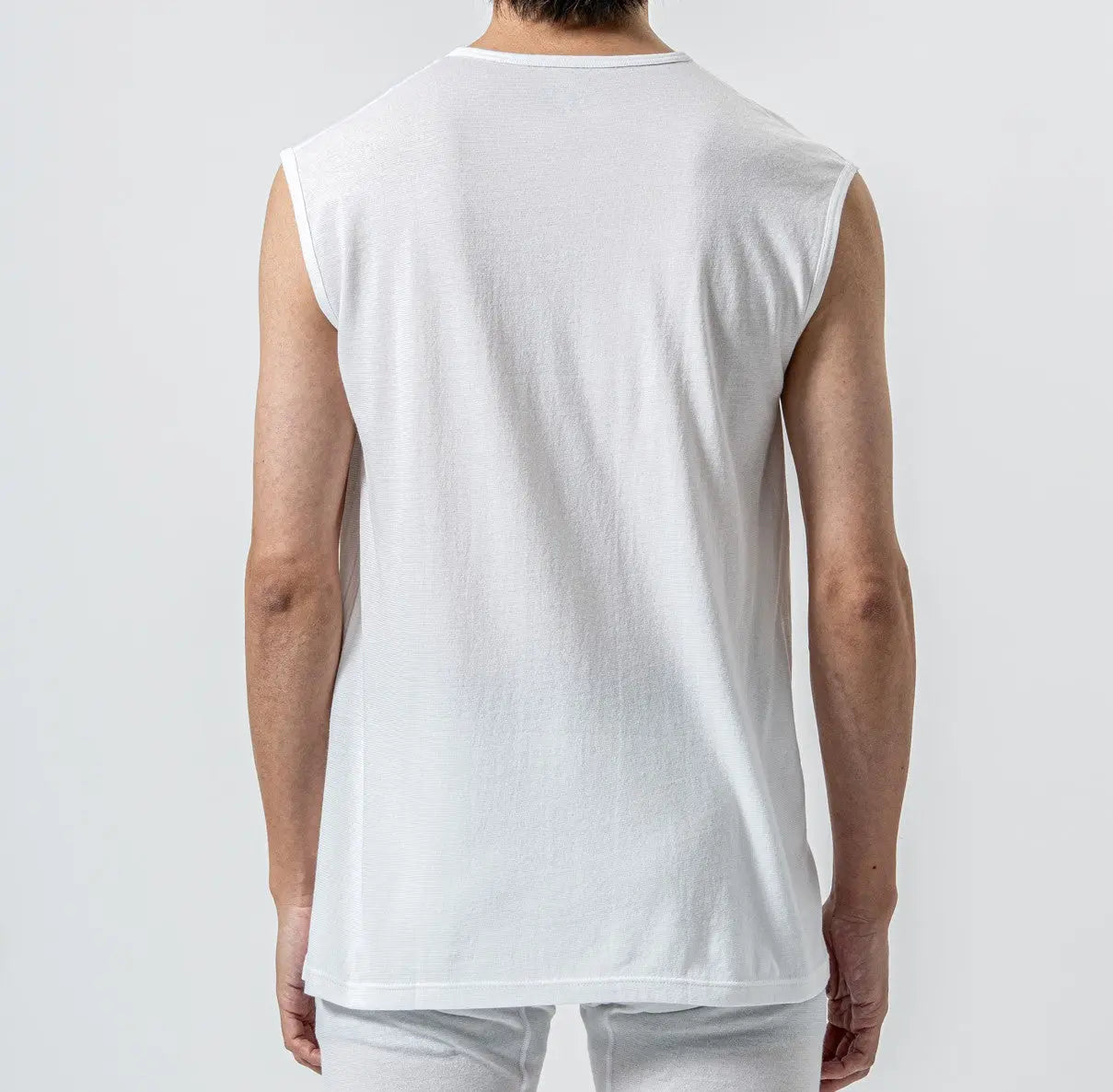 木村メリヤス工場 VネックアンダーTシャツ 和紙天竺 - トップス RENOWNINX ONLINE SHOP