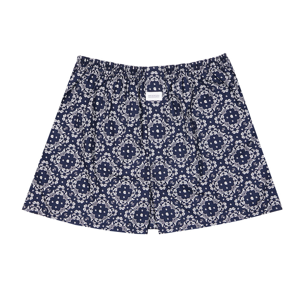 MACKINTOSH PHILOSOPHY マッキントッシュ フィロソフィー トランクス 2本ゴム 25SS ゴーストペイズリー - パンツ Navy / L RENOWNINX ONLINE SHOP