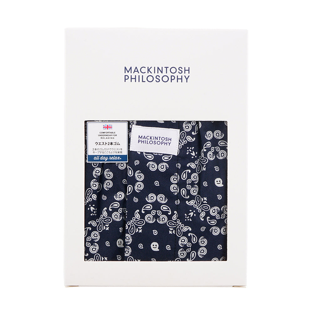 MACKINTOSH PHILOSOPHY マッキントッシュ フィロソフィー トランクス 2本ゴム 25SS ゴーストペイズリー - パンツ  RENOWNINX ONLINE SHOP